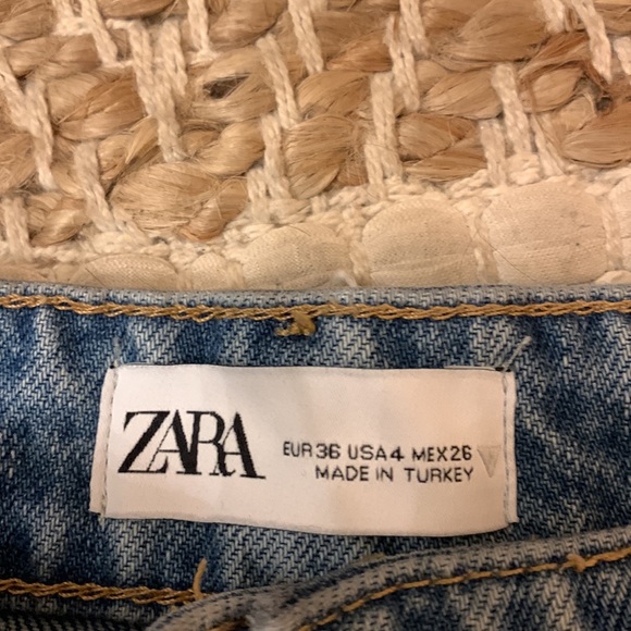 Zara Jeans - High Waisted, High Rise, Wide Leg - Picture 3 of 7